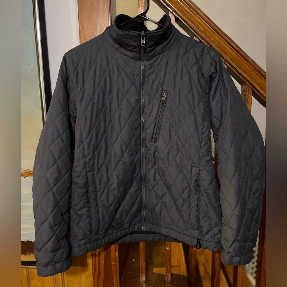 Columbia Sportswear Vertex Quilted Jacket, Women’s M gray lightweight casual